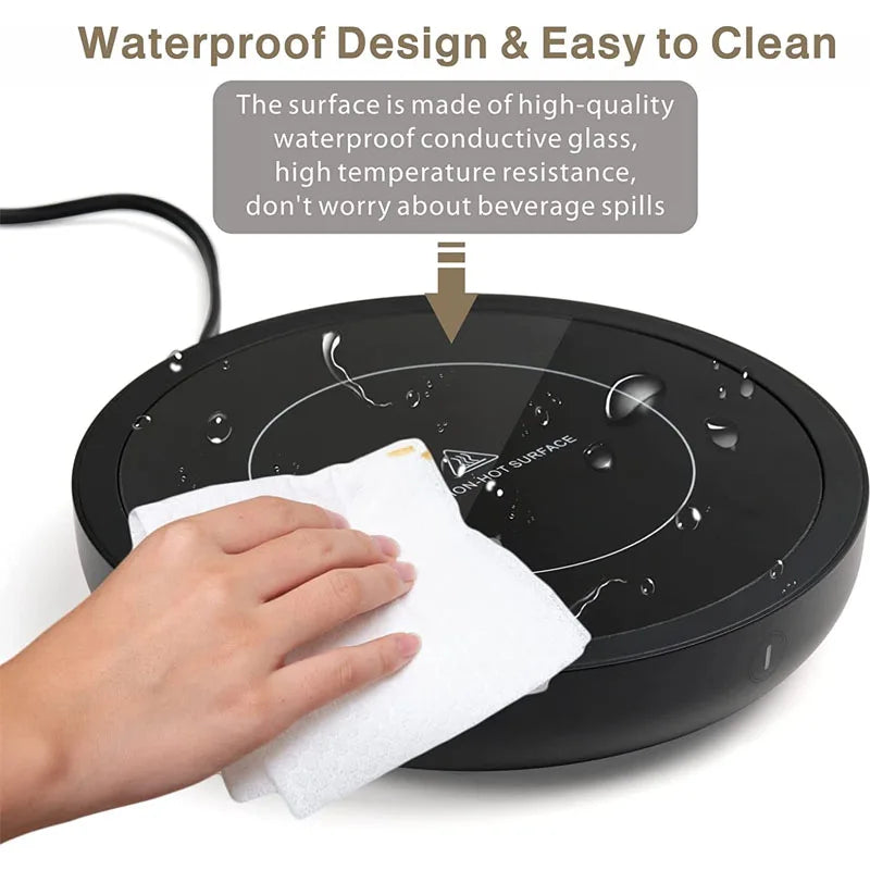 110V/220V Cup Heater Coffee Mug Warmer Hot Tea Makers Heating Pad Warmer Coaster Electric Hot Plate Coffee Heater for Tea Milk